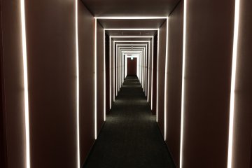 Futuristic feeling hallways!