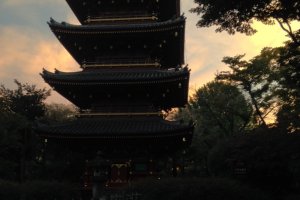 Пагода на заре
