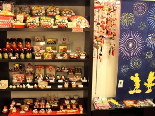 Thousands of cute souvenirs can be found in the shops of Enoshima