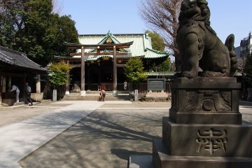 The grounds of the resilient Ushijima Shrine
