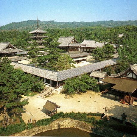 Hōryūji Temple in Nara