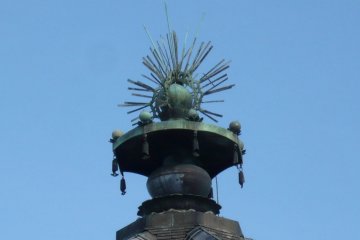 Yumedono roof ornament