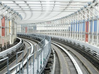The Yurikamome Monorail track