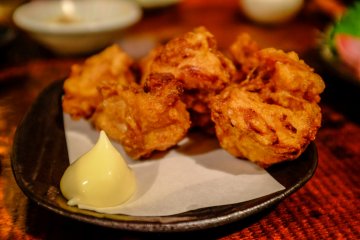 As usual, the chicken karage is to die for at Marukyu-shoten