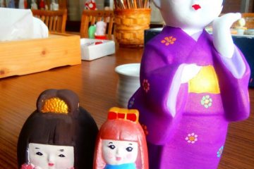 <p>The original Hakata Dolls me and my cousins made</p>