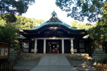 The main hall of Oji Shrine