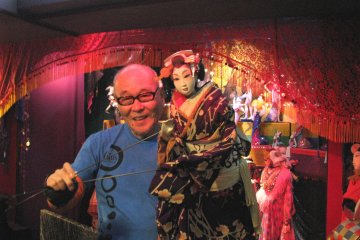 The famous puppet master, Tsujimura-san