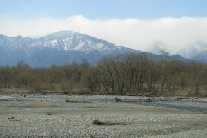 Hida mountain range 