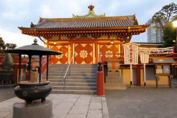 Храм в парке Уэно