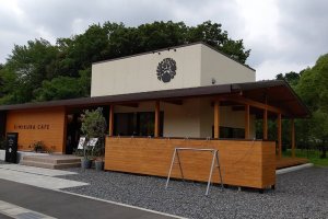 The exterior of the cafe