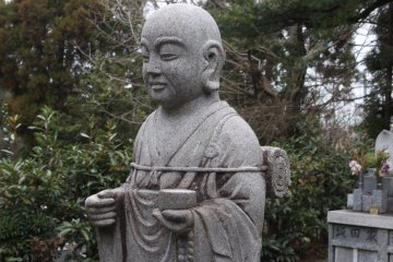 Zen statue at Bairin-ji in Kurume