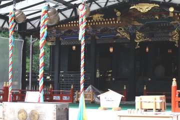Bells at Osaka Hachimangu Shrine, Sendai