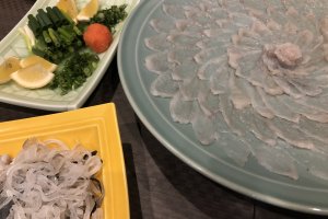 Fugu sashimi, such an art form