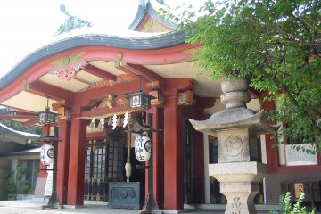 Main hall of Shinagawa Shrine