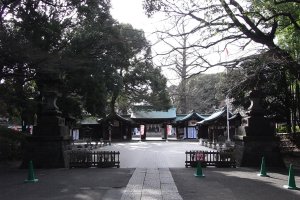 The grounds of the shrine complex