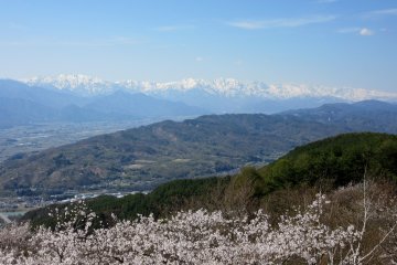 The view of Hida Range near Azumino