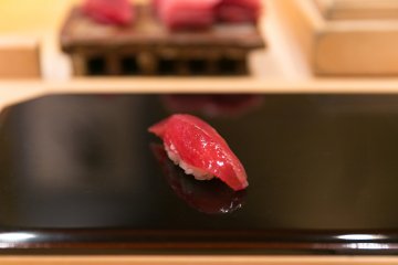 Maguro, an akami sushi topping