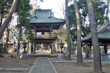 The amazing bell tower of Senryu-ji Temple