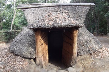 Jomon home at the Archaeological Centre, Tama City