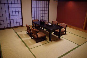 Japanese style room for group of 5 to 7 people at Heian no Mori Hotel Kyoto