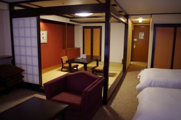 Mixed style room for 6 people at maximum at Heian no Mori Hotel Kyoto