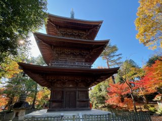 Three story pagoda at Gotokuji