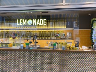 Lemonade is a store counter in Shibuya Stream