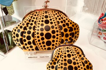Kusama design products are available in the gift shop