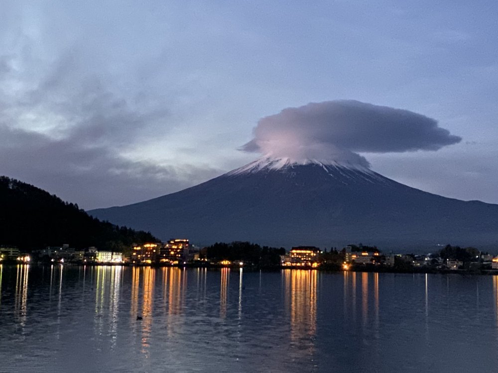 Mt. Fuji and Lake Kawaguchi can be easily seen from the rooms 