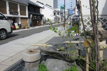 Wells are everywhere in Matsumoto