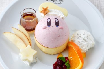 Fluffy pancakes and Kirby mousse