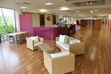 <p>Chibana Gelato is located inside the Partnership Shop and Cafe at Southeast Botanical Gardens in Okinawa City; everything in the facility is clean, modern and well maintained</p>