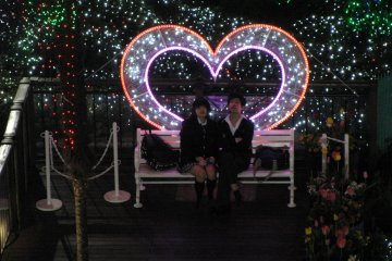 A special place for lovers at Cosmo World Park of Yokohama
