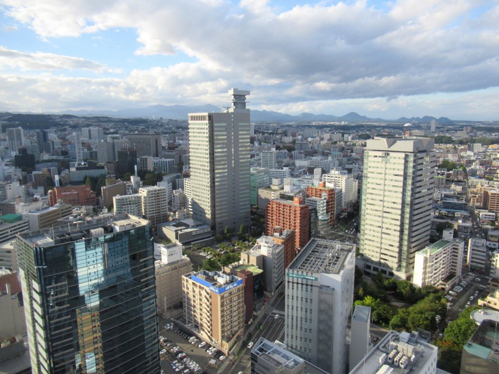 Sendai looks like a modern city somewhere else in the world