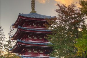 The pagoda in autumn