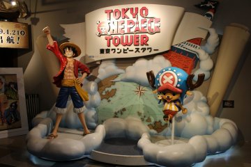 "One Piece" theme park in Tokyo Tower