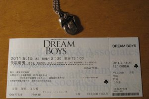 I was fortunate to be awarded a ticket to the musical "Dream Boys"