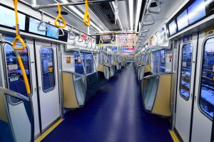 Tokyo Metro train interior