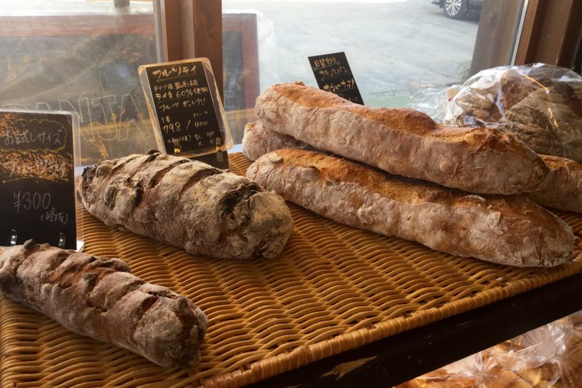 Artisan bread crafted with carefully selected ingredients.