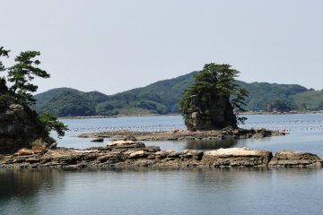 Some islands are forested and some are mere rocky outcrops