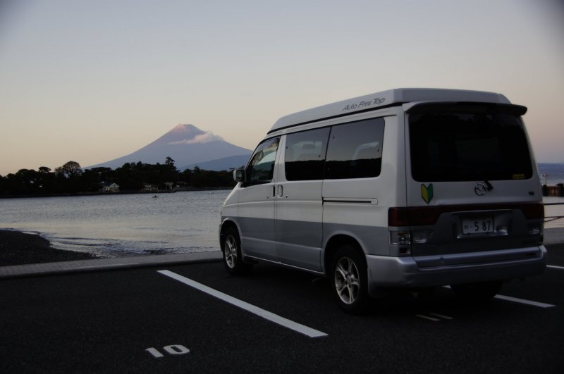 Evening mood with Mt. Fuji view, Cape Ose, Shizuoka