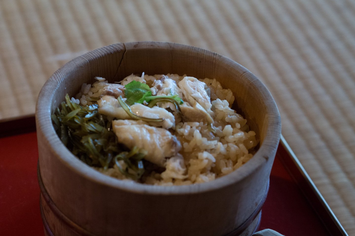 Taimeshi, sea bream and rice