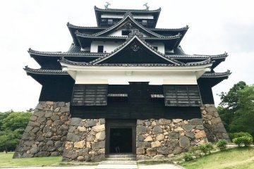 The route takes you past Matsue Castle