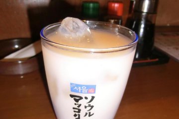 Makkori, an alcoholic milky drink