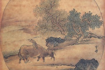 Ox Herd after Li Tang, By Sesshu Toyo