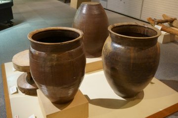 Ceramics on display