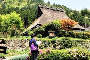 The Little Indigo Museum is in the thatched village of Miyama