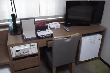 My desk and TV