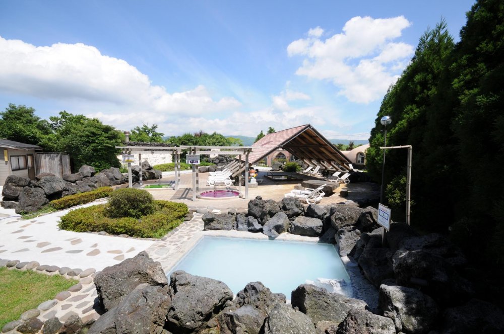The hot spring facilities