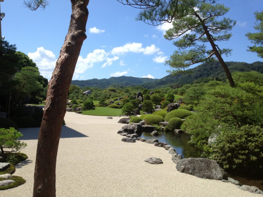 Những khu vườn ở Bảo tàng Nghệ thuật Adachi